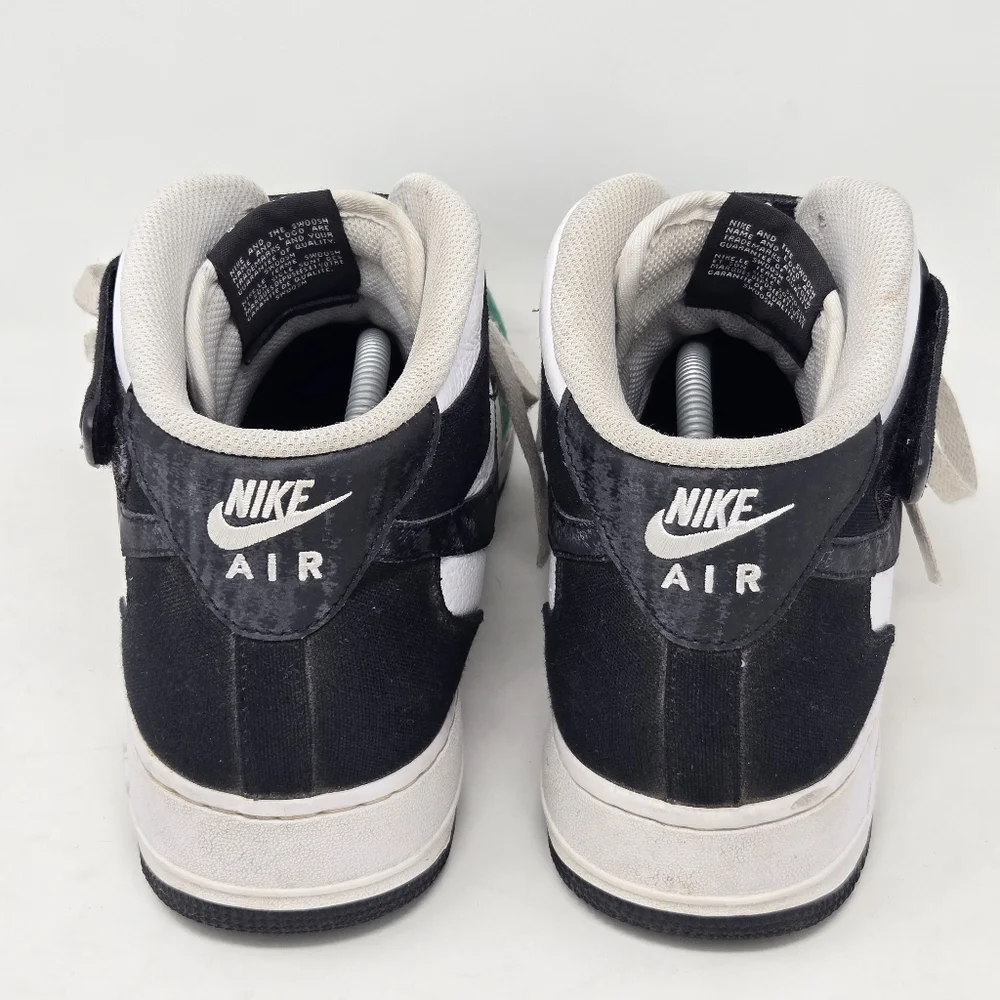 Nike Air Force 1 High Mid By You Green White Mens Size 12.5 Shoes DZ3640-900